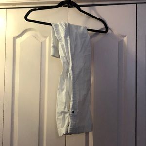 white cargo pants